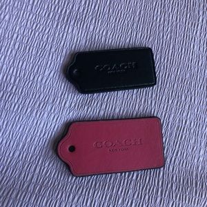 2 Coach Purse Keychain Tags